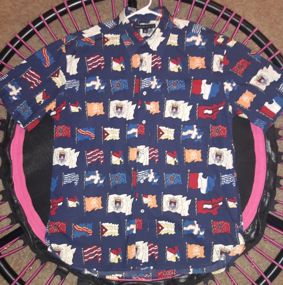 Very rare Tommy Hilfiger short-sleeve button-up